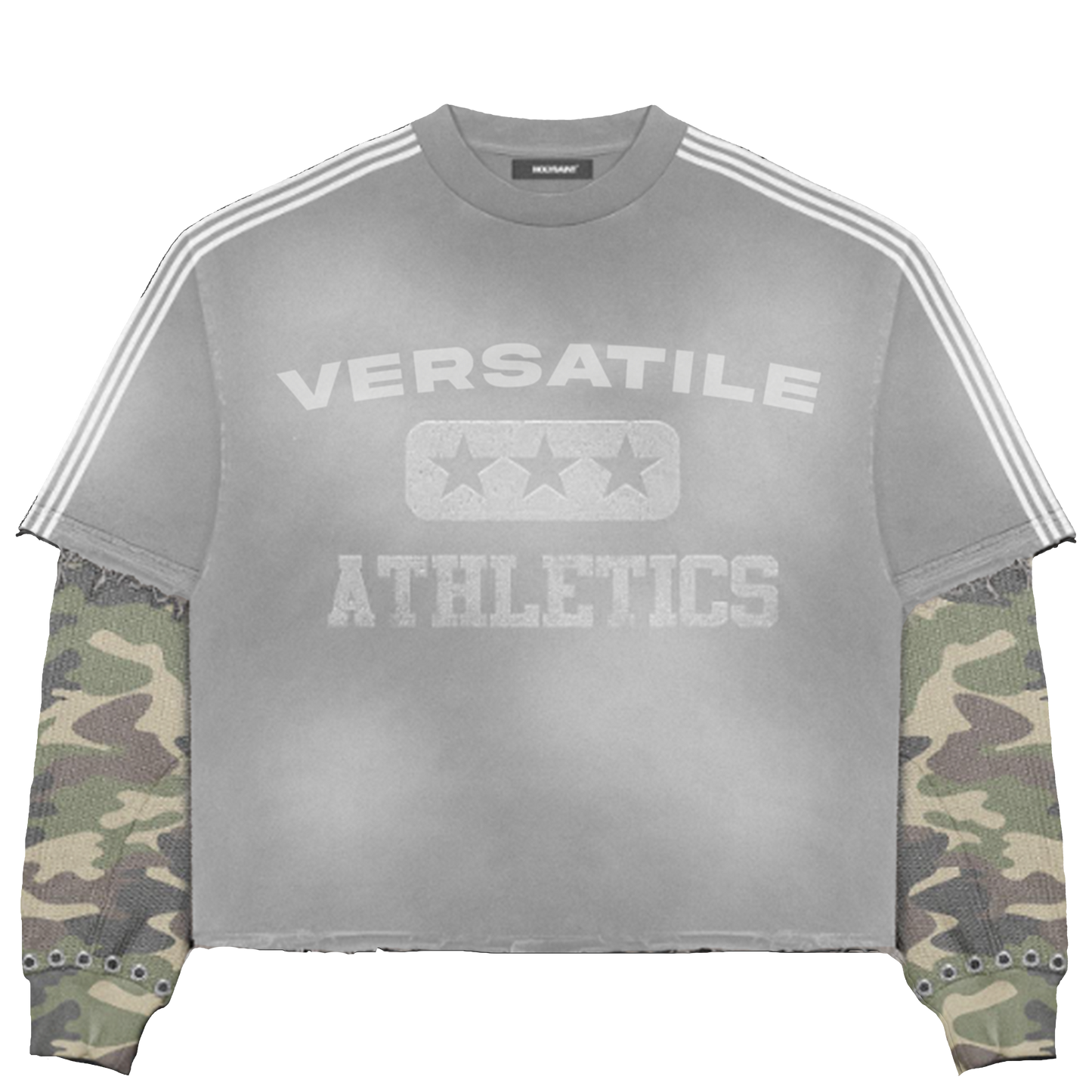 Grey Camo Long Sleeve