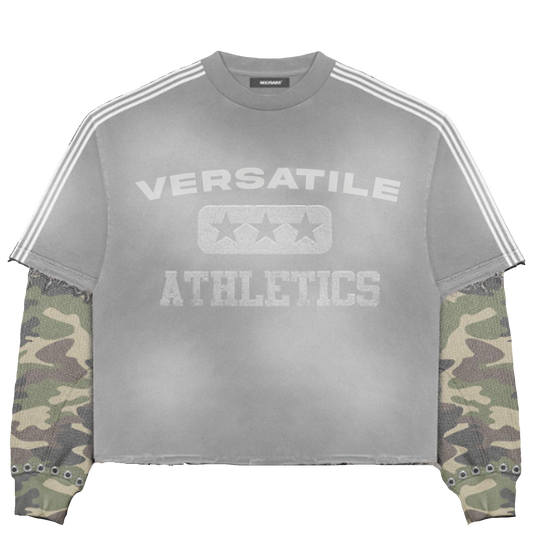 Grey Camo Long Sleeve